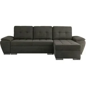 Höffner Ecksofa mit Schlaffunktion Umbria ¦ grau ¦ Maße (cm): B: 271 H: 85