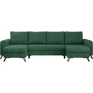 Höffner Wohnlandschaft Grün   ¦ grün ¦ Maße (cm): B: 312 H: 90