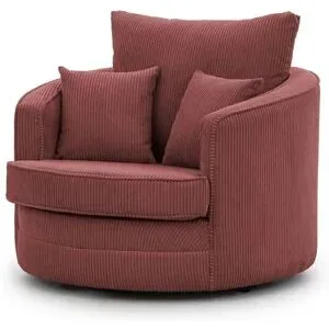 S-STYLE Drehsessel  Ted ¦ rot ¦ Maße (cm): B: 107 H: 94