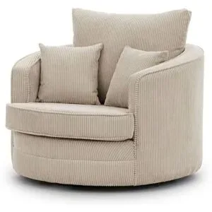 S-STYLE Drehsessel  Ted ¦ beige ¦ Maße (cm): B: 107 H: 94