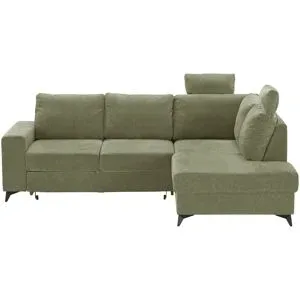 uno Ecksofa  Salamanca ¦ grün ¦ Maße (cm): B: 248 H: 104 T: 189.0