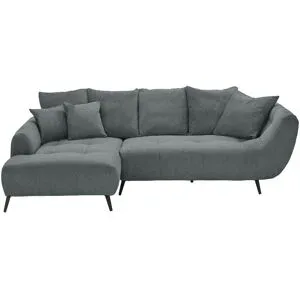 Bobb Ecksofa  Bellani III ¦ schwarz ¦ Maße (cm): B: 279 H: 98 T: 192.0