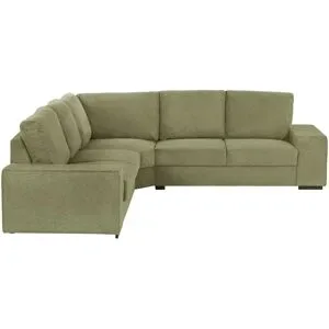 Höffner Ecksofa  Reneé ¦ grün ¦ Maße (cm): B: 280 H: 90 T: 280.0