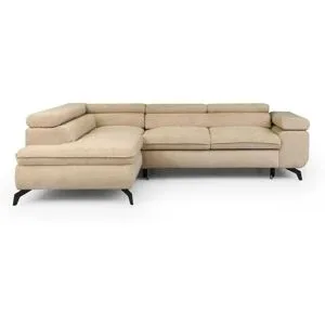 S-STYLE Ecksofa mit Schlaffunktion Bonnie ¦ braun ¦ Maße (cm): B: 275 H: 76