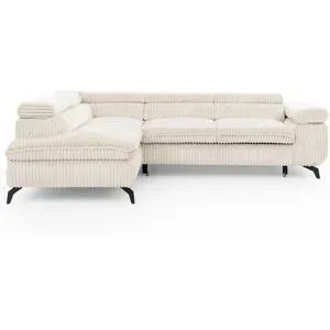 S-STYLE Ecksofa mit Schlaffunktion Bonnie ¦ creme ¦ Maße (cm): B: 275 H: 76