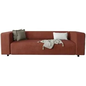 S-STYLE Einzelsofa  Oskar ¦ rot ¦ Maße (cm): B: 175 H: 65