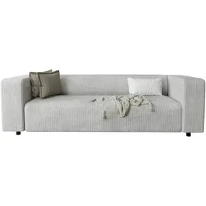 S-STYLE Einzelsofa  Oskar ¦ grau ¦ Maße (cm): B: 175 H: 65