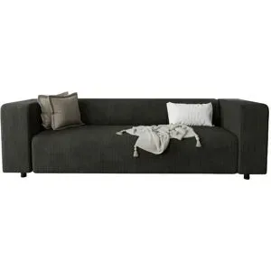 S-STYLE Einzelsofa  Oskar ¦ schwarz ¦ Maße (cm): B: 175 H: 65