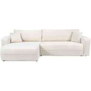 Höffner Ecksofa mit Schlaffunktion Oreon ¦ beige ¦ Maße (cm): B: 272 H: 82