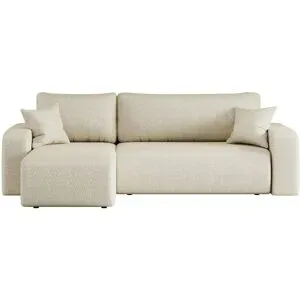 Höffner Ecksofa mit Schlaffunktion Pianio ¦ beige ¦ Maße (cm): B: 244 H: 82