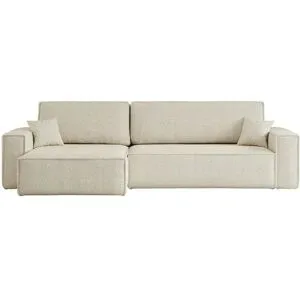 Höffner Ecksofa mit Schlaffunktion Carl ¦ beige ¦ Maße (cm): B: 272 H: 82