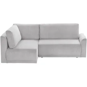 Höffner Ecksofa mit Schlaffunktion Malyn ¦ grau ¦ Maße (cm): B: 235 H: 90 T: 160.0