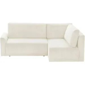 Höffner Ecksofa mit Schlaffunktion Malyn ¦ beige ¦ Maße (cm): B: 235 H: 90 T: 160.0