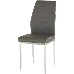 Höffner Stuhl  Toni ¦ grau ¦ Maße (cm): B: 44 H: 98 T: 59.0