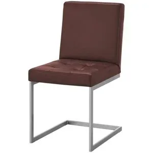 Höffner Schwingstuhl Leder Spider 2 ¦ rot ¦ Maße (cm): B: 45 H: 91 T: 58.0