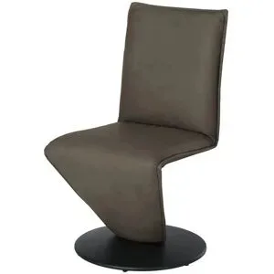 Höffner Leder-Drehstuhl  Drive ¦ braun ¦ Maße (cm): B: 52 H: 94 T: 63.0