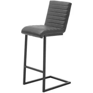 Höffner Barstuhl  Marty ¦ grau ¦ Maße (cm): B: 41 H: 112 T: 55.0