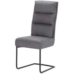 Höffner Schwingstuhl  Tamme ¦ grau ¦ Maße (cm): B: 43 H: 99 T: 62.0