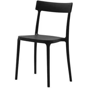 Connubia Stuhl stapelbar Argo ¦ schwarz ¦ Maße (cm): B: 48 H: 82 T: 47.0