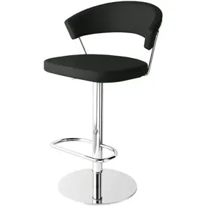 Connubia Barstuhl  New York ¦ schwarz ¦ Maße (cm): B: 57 H: 110 T: 53.0