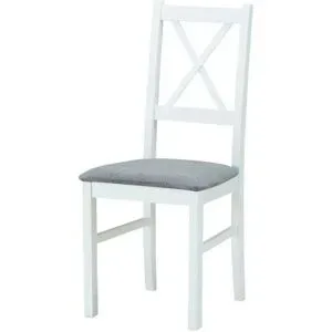 Höffner Stuhl  Mando ¦ weiß ¦ Maße (cm): B: 43 H: 94 T: 47.0