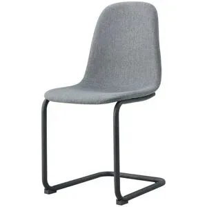 Höffner Schwingstuhl  Maurice ¦ grau ¦ Maße (cm): B: 43,5 H: 88 T: 53.0