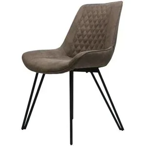 Höffner Polsterstuhl  7941 ¦ braun ¦ Maße (cm): B: 55 H: 87 T: 62.0