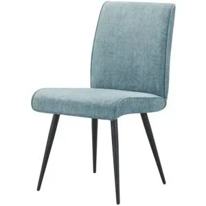 Höffner Polsterstuhl mit Griff 4402 ¦ blau ¦ Maße (cm): B: 48 H: 91 T: 60.0