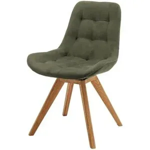 Woodford Esszimmerstuhl mit erhöhter Sitzkante Bennet ¦ grün ¦ Maße (cm): B: 56