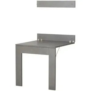 Höffner Wandklapptisch  Franz ¦ grau ¦ Maße (cm): B: 75 H: 75