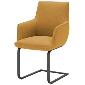 Koinor Polsterschwingstuhl  Dining System 3 ¦ gelb ¦ Maße (cm): B: 57 H: 95 T: