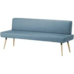 Höffner Polsterbank massiv 4402 ¦ blau ¦ Maße (cm): B: 200 H: 87 T: 62.0