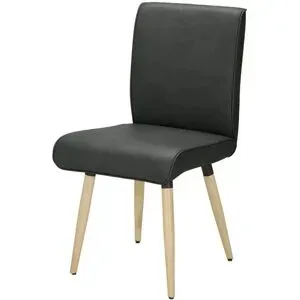 Höffner Polsterstuhl mit Griff 4402 ¦ schwarz ¦ Maße (cm): B: 48 H: 91 T: 62.0