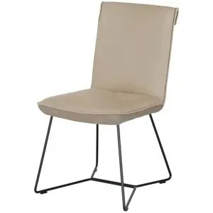 Koinor Kufenstuhl Leder  Schwof ¦ beige ¦ Maße (cm): B: 48 H: 90 T: 64.0