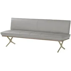 Koinor Sitzbank Leder Dining System 1 ¦ grau ¦ Maße (cm): B: 174 H: 88 T: 66.0