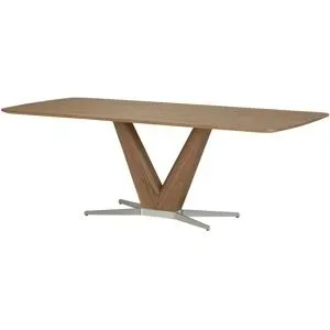 Koinor HPL Säulentisch  Dining System 1 ¦ holzfarben ¦ Maße (cm): B: 90 H: 76