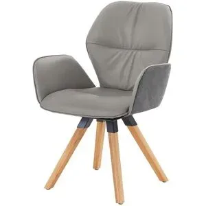 Höffner Polsterstuhl  Chianti ¦ grau ¦ Maße (cm): B: 62 H: 90 T: 60.0