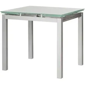 Höffner Esstisch ausziehbar  Emanuel ¦ silber ¦ Maße (cm): B: 75 H: 75