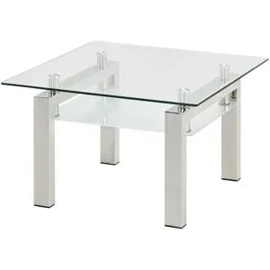 Höffner Couchtisch  Beno ¦ transparent/klar ¦ Maße (cm): B: 70 H: 44