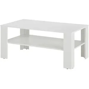 Höffner Couchtisch  Isola ¦ weiß ¦ Maße (cm): B: 59 H: 44