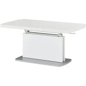 Höffner Couchtisch  Jamaika ¦ weiß ¦ Maße (cm): B: 63 H: 53
