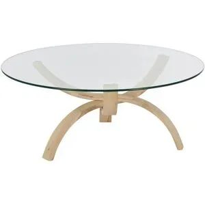 Höffner Couchtisch  Hilden ¦ holzfarben ¦ Maße (cm): H: 45  Ø: 105
