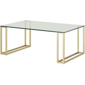 Höffner Couchtisch  Hilden ¦ gold ¦ Maße (cm): B: 70 H: 44