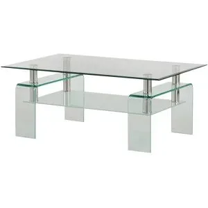 Höffner Couchtisch  Vivara ¦ transparent/klar ¦ Maße (cm): B: 70 H: 45