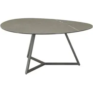 Jette Home Couchtisch  Loop I ¦ grau ¦ Maße (cm): B: 74 H: 40