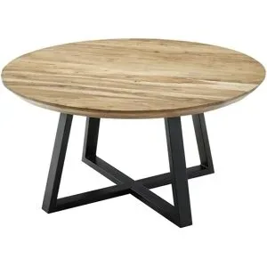 Höffner Home Couchtisch  Mylau ¦ holzfarben ¦ Maße (cm): H: 45  Ø: 90