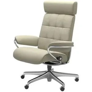 Stressless Drehstuhl  London Office ¦ grau ¦ Maße (cm): B: 80 H: 126 T: 68.0