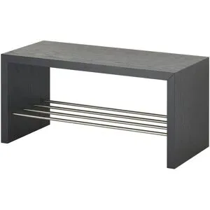 medium Garderobenbank  Genta ¦ grau ¦ Maße (cm): B: 90 H: 41,3 T: 39.6