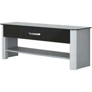Höffner Garderobenbank  Juno ¦ schwarz ¦ Maße (cm): B: 117 H: 45 T: 35.0