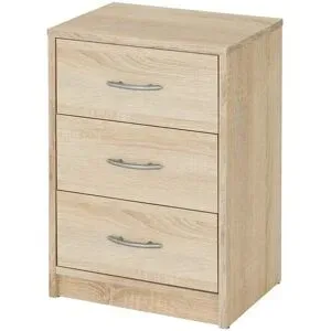 Höffner Nachtkommode  Ashford ¦ holzfarben ¦ Maße (cm): B: 38,5 H: 54,2 T: 28.2